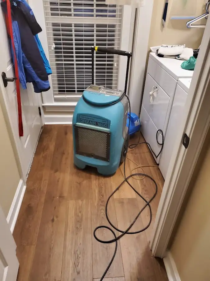 Commercial dehumidifier deployed for Flood Damage Cleanup in Eastman