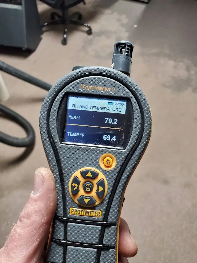 Moisture meter humidity assessment for Fire & Smoke Damage Restoration in Eastman